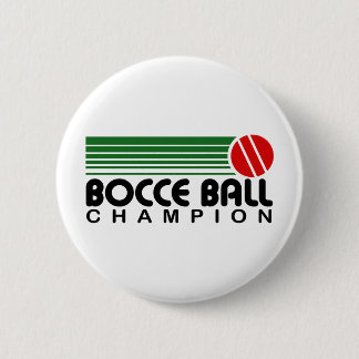 Bocce Ball Champion 6 Cm Round Badge