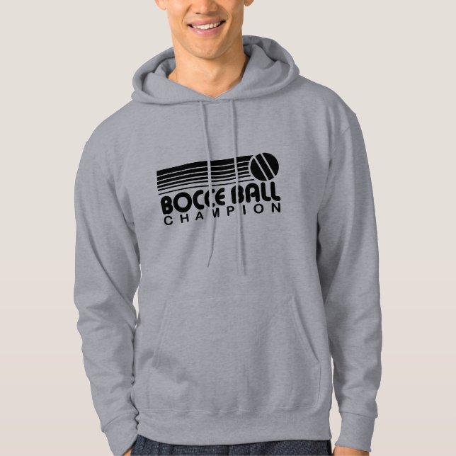 Bocce Ball Champion Hoodie (Front)