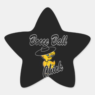 Bocce Ball Chick #4 Star Sticker