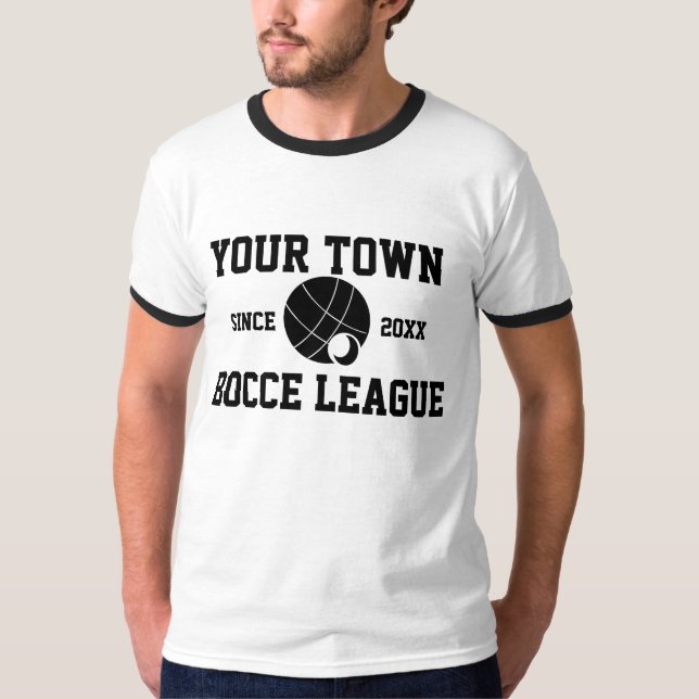 BOCCE BALL Customisable Team T-shirt (Front)