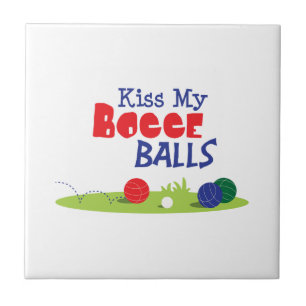 Bocce Ball Game Tile