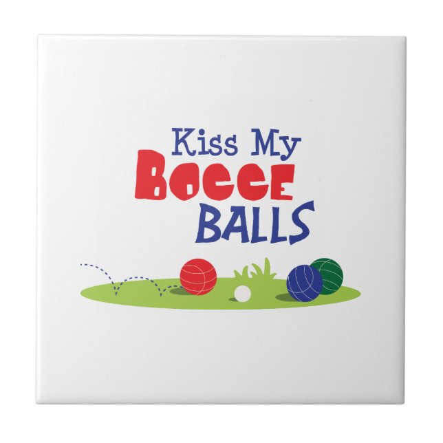 Bocce Ball Game Tile (Front)