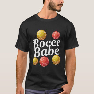 Bocce Ball Gift - Fun Yard Game - Bocce Babe T-Shirt