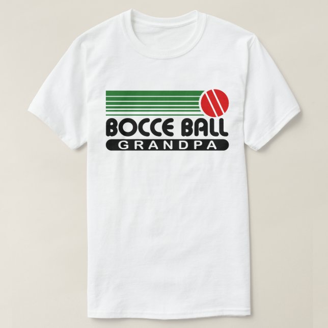 Bocce Ball Grandpa T-Shirt (Design Front)
