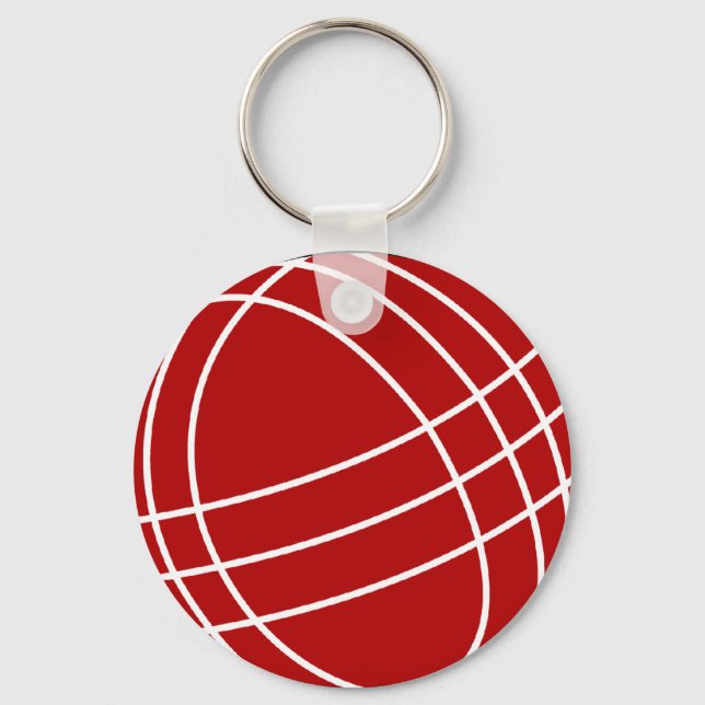 Bocce ball keychain (Front)