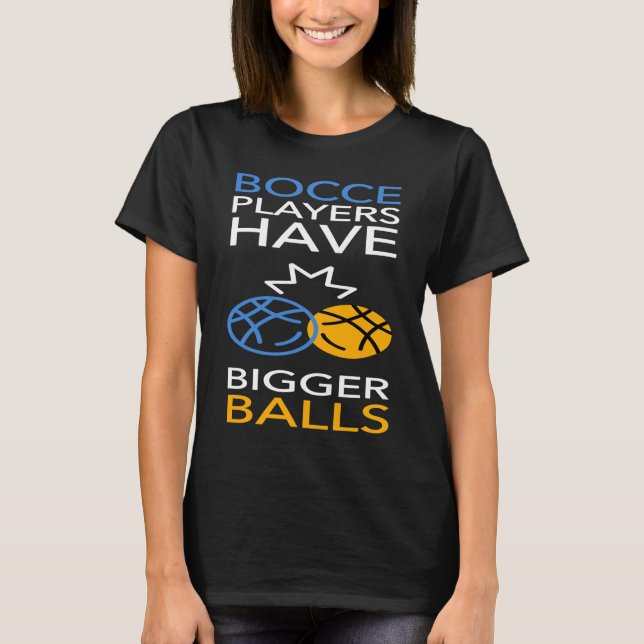 Bocce Ball Player Bowling  1 T-Shirt (Front)