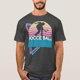 Bocce Ball Player Retro T-Shirt