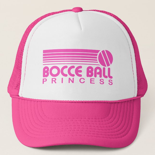 Bocce Ball Princess Trucker Hat (Front)