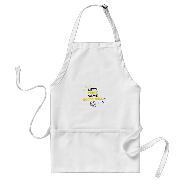 Bocce ball sport makers standard apron (Front)