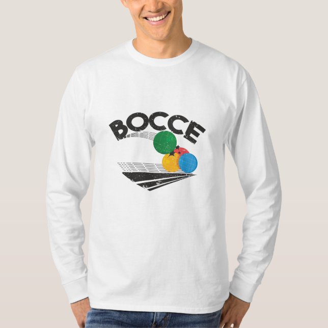 Bocce Balls Game T-Shirt (Front)