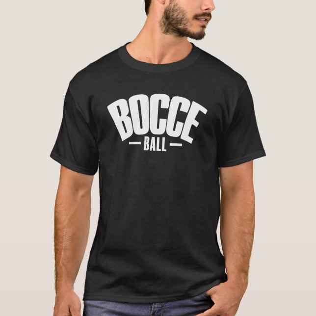 Bocce Saying Bocce Ball With Jack Bocci Game Bocce T-Shirt (Front)