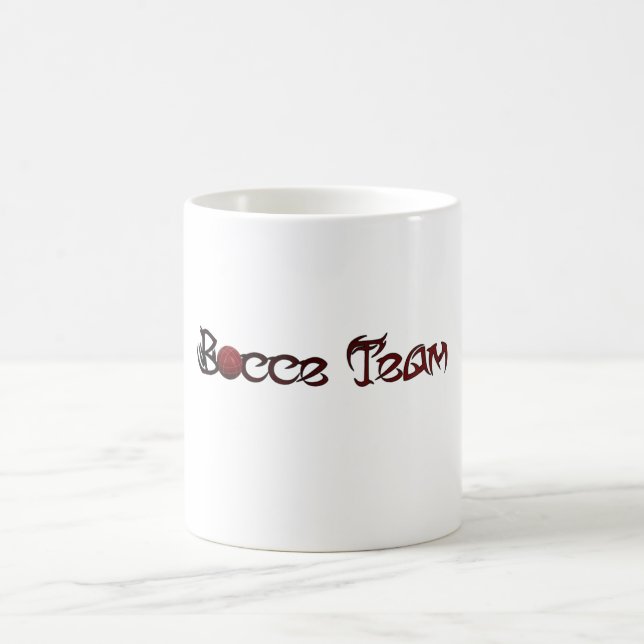Bocce Team Logo 1 Coffee Mug (Center)