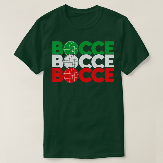 BocceBall Game Enthusiast Lawn Bowling Boule Bocci T-Shirt (Design Front)