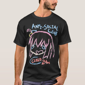 Bocchi AntiSocial Club retro retro T-Shirt