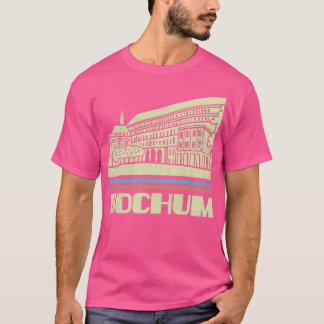 Bochum City Gift Germany City Silhouette Skyline D T-Shirt