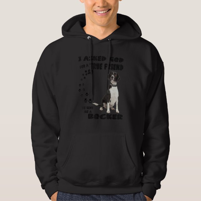 Bocker Quote Mum Dad Costume Beagle Cocker Spaniel Hoodie (Front)