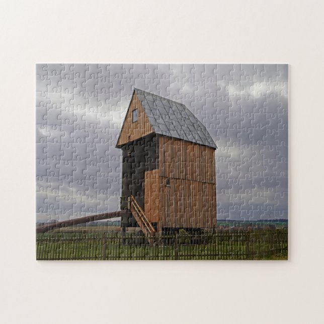 Bockwindmühle Mittelpöllnitz Jigsaw Puzzle (Horizontal)