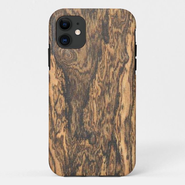 Bocote (wood) Finish iPhone 5 case (Back)