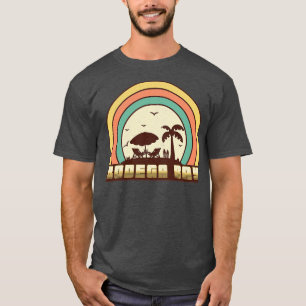 Bodega Bay California Beach Retro Sunset Style T-Shirt