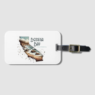 Bodega Bay California Souvenir Gift Luggage Tag