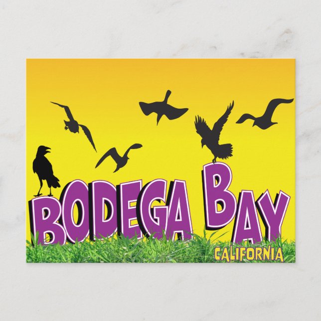 Bodega Bay Holiday Postcard (Front)