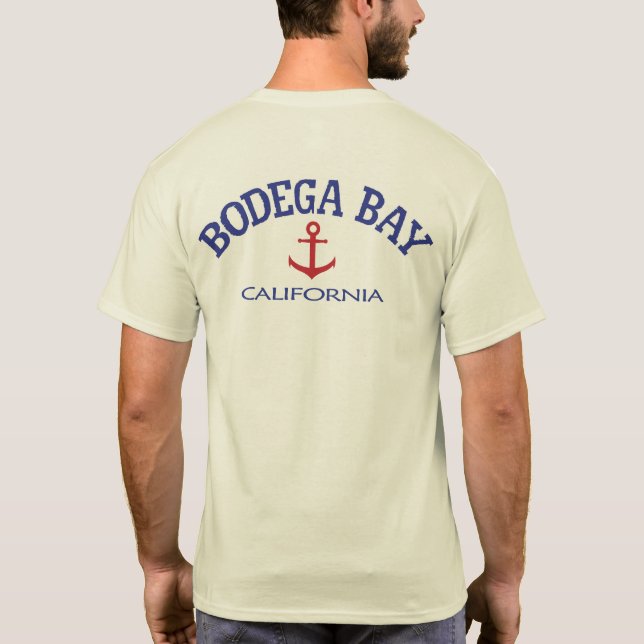 Bodega Bay Tan T-Shirt (Back)