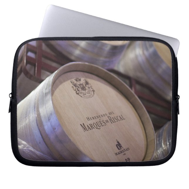 Bodega Marques de Riscal winery, wine cellar Laptop Sleeve (Front)