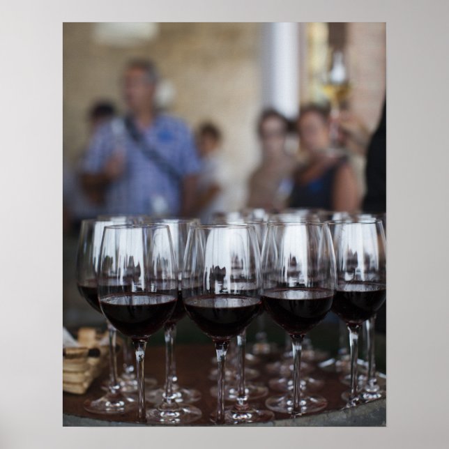 Bodega Marques de Riscal winery, wine tasting Poster (Front)