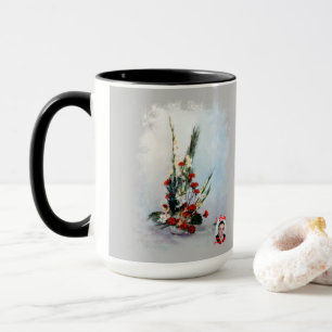 Bodegón de flores mug