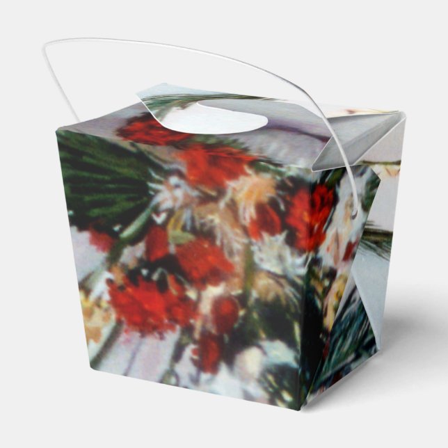 Bodegón de flores/Still life of flowers Favour Box (Back Side)