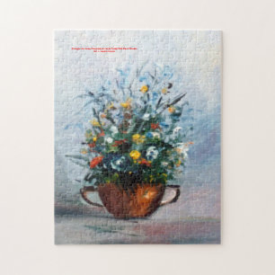 Bodegón de flores/Still life of flowers Jigsaw Puzzle