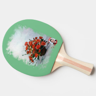 Bodegón de flores/Still life of flowers Ping Pong Paddle