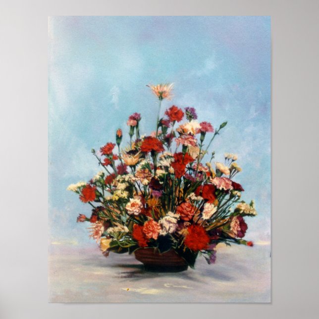 Bodegón de flores/Still life of flowers Poster (Front)