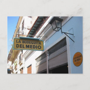bodeguita medio havana postcard