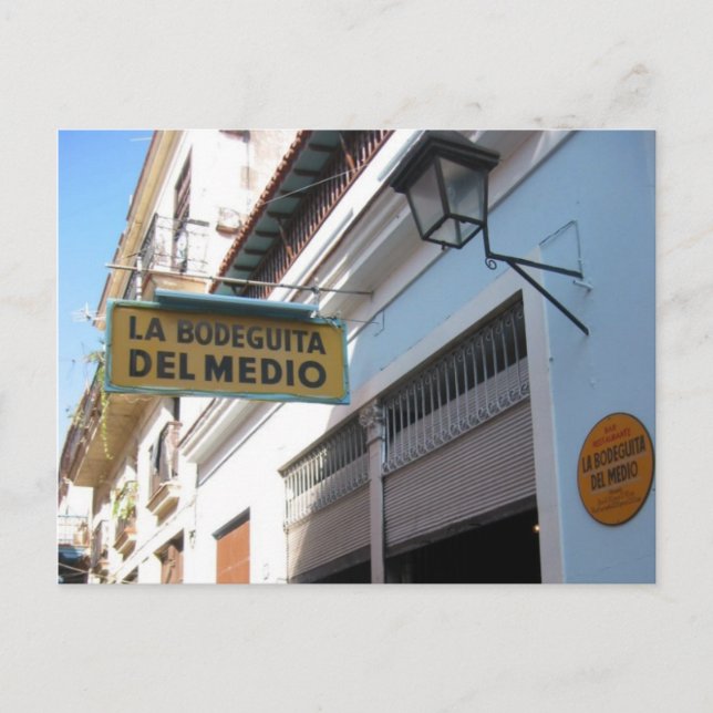 bodeguita medio havana postcard (Front)