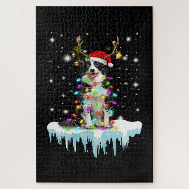 Boder Colline Reindeer Christmas Present Jigsaw Puzzle (Vertical)
