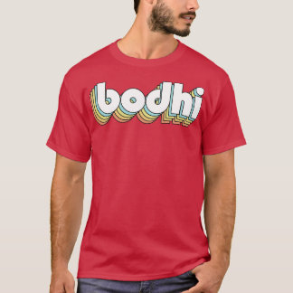 Bodhi Retro Rainbow Typography Faded Style T-Shirt