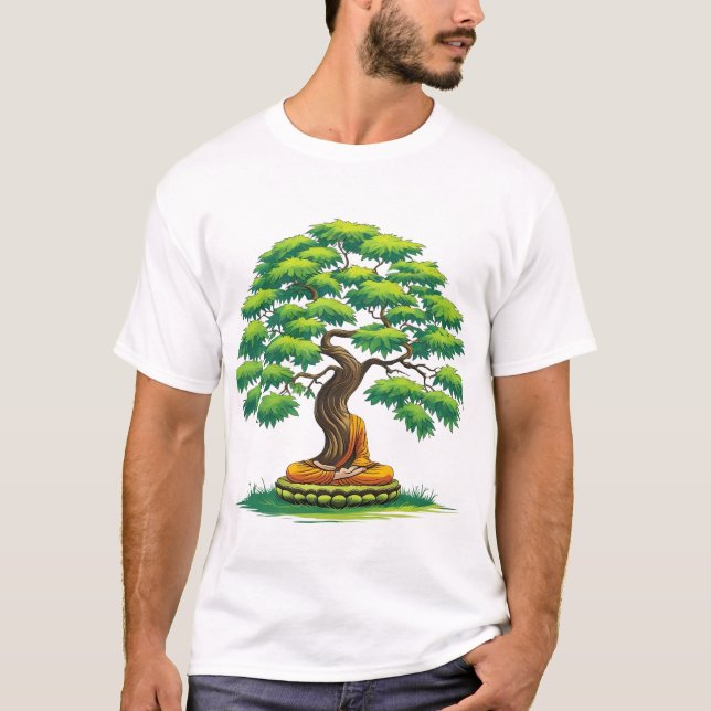 Bodhi Tree / Leaf Nirvana T-Shirt (Front)