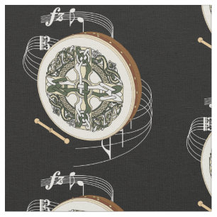 Bodhrán Fabric- Dark Fabric