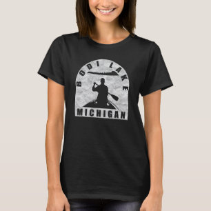 Bodi Lake Canoeing Michigan T-Shirt