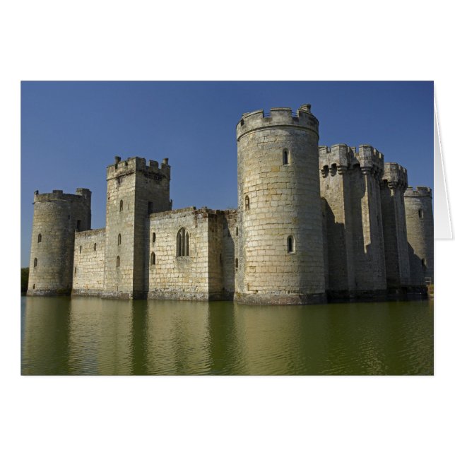 Bodiam Castle (1385), reflected in moat, East (Front Horizontal)