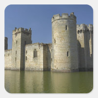 Bodiam Castle (1385), reflected in moat, East