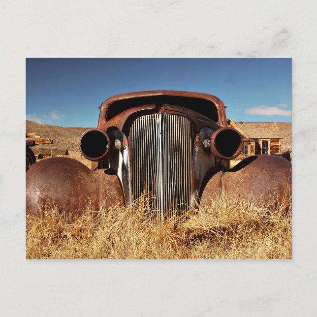 Bodie Abandoned Car Postcard (Front)