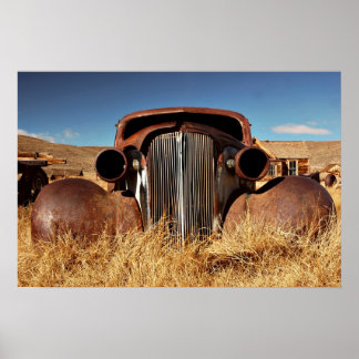 Bodie Abandoned Car Poster