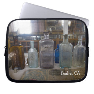 Bodie Antique Bottles Laptop Bag