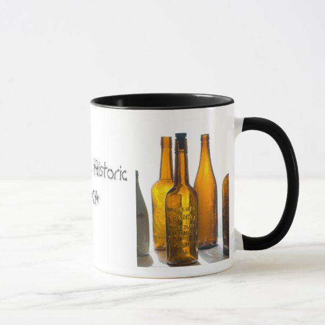 Bodie Antique Bottles Mug (Right)