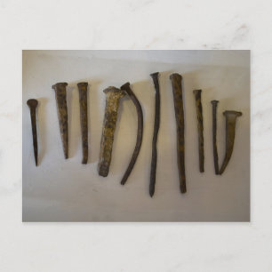 Bodie Antique RR Spikes Postcard