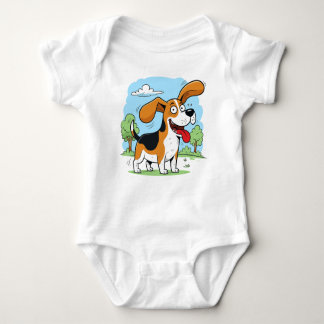 Bodie de Bebé Perrito Orejón Baby Bodysuit