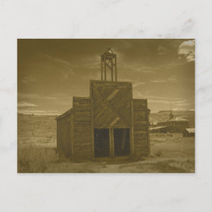 Bodie Firehouse Sepiatone Post Card