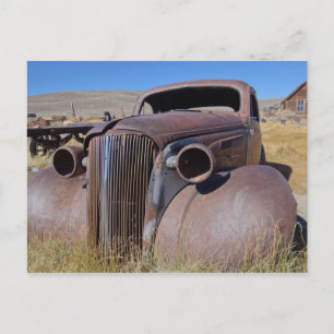 Bodie Ghost Town Classic Car Photo Postcard